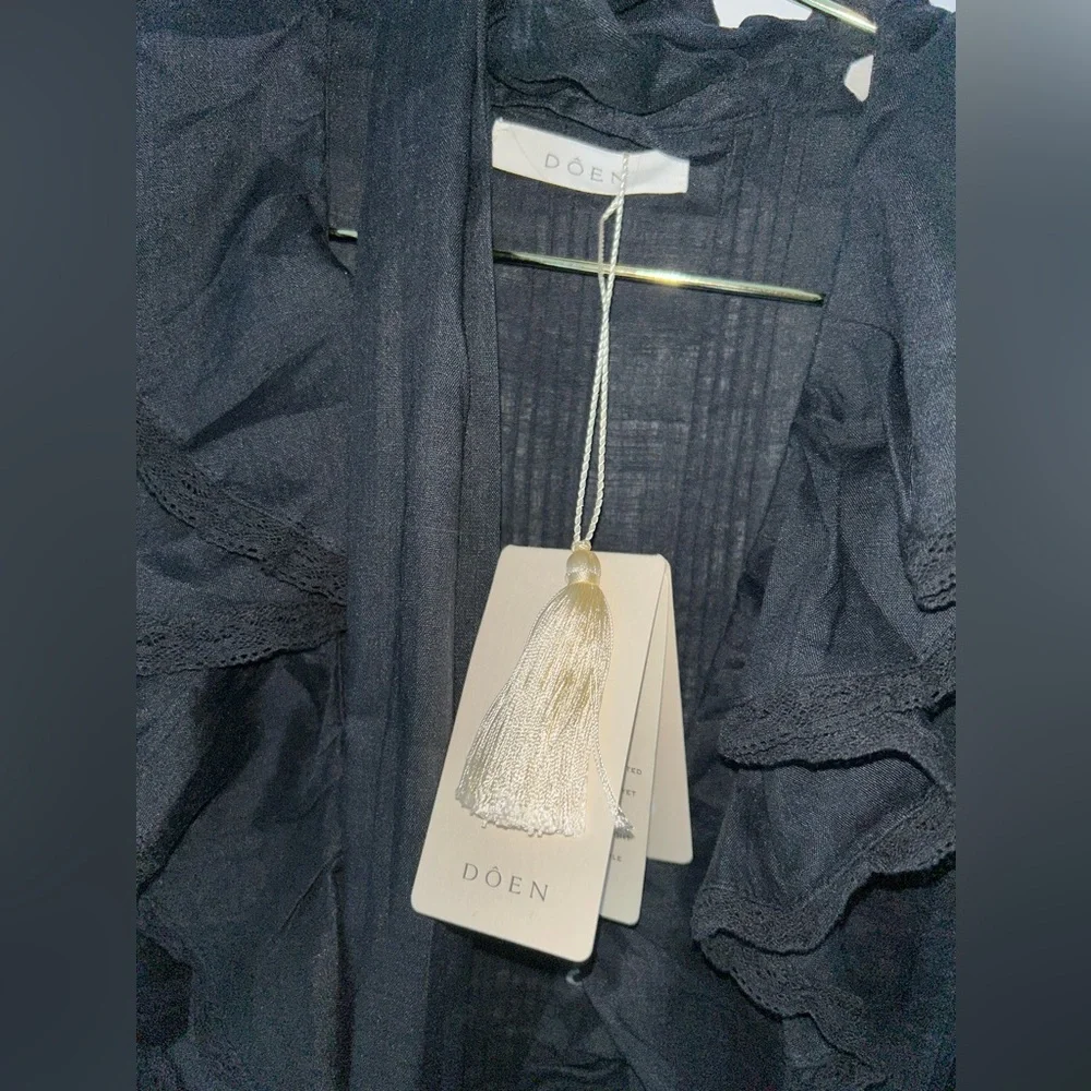 DOEN NADIA DRESS BLACK XS - Picture 7 of 8